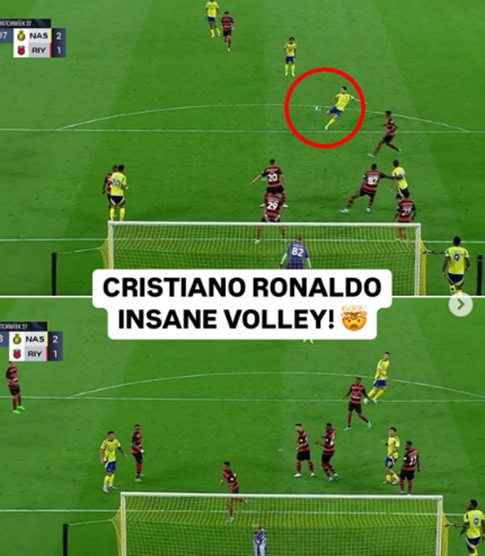 射门神技!C罗连入两球助球队晋级 射门神技!C罗连入两球助球队晋级